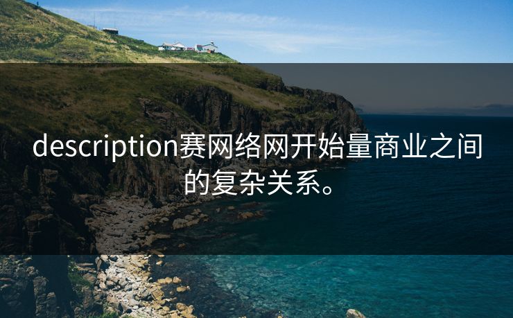 description赛网络网开始量商业之间的复杂关系。