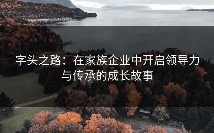 字头之路：在家族企业中开启领导力与传承的成长故事